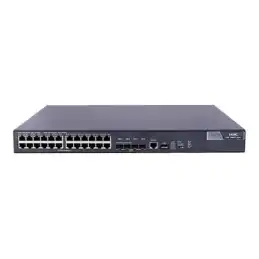 HPE 5800-24G Switch - Commutateur - C3 - Géré - 24 x 10 - 100 - 1000 + 4 x Gigabit SFP - 10 Gigabit SFP+ - M... (JC100B)_1